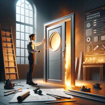 дверь противопожарная одностворчатая