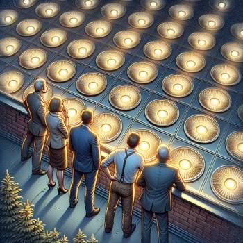 световые купола на кровле